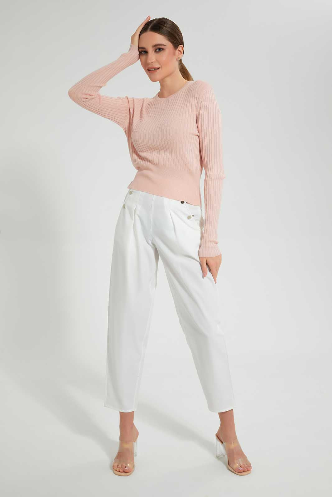 Redtag-Assorted-Crew-Neck-Longsleeve-Top-Tops-Women's-