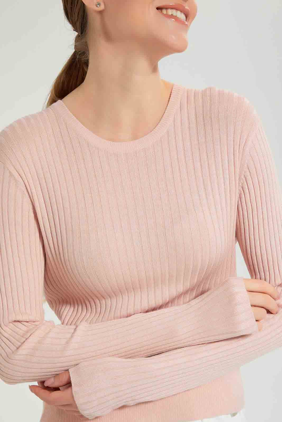 Redtag-Assorted-Crew-Neck-Longsleeve-Top-Tops-Women's-