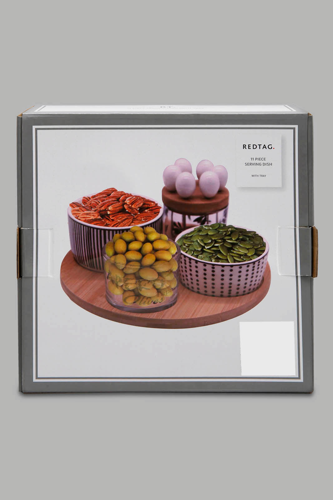 Redtag-Assorted-Serving-Set-(11-Piece)-Category:Bowls,-Colour:Multicolour,-Deals:New-In,-Filter:Home-Dining,-HMW-DIN-Serveware,-New-In-HMW-DIN,-Non-Sale,-Section:Homewares,-W22A-Home-Dining-