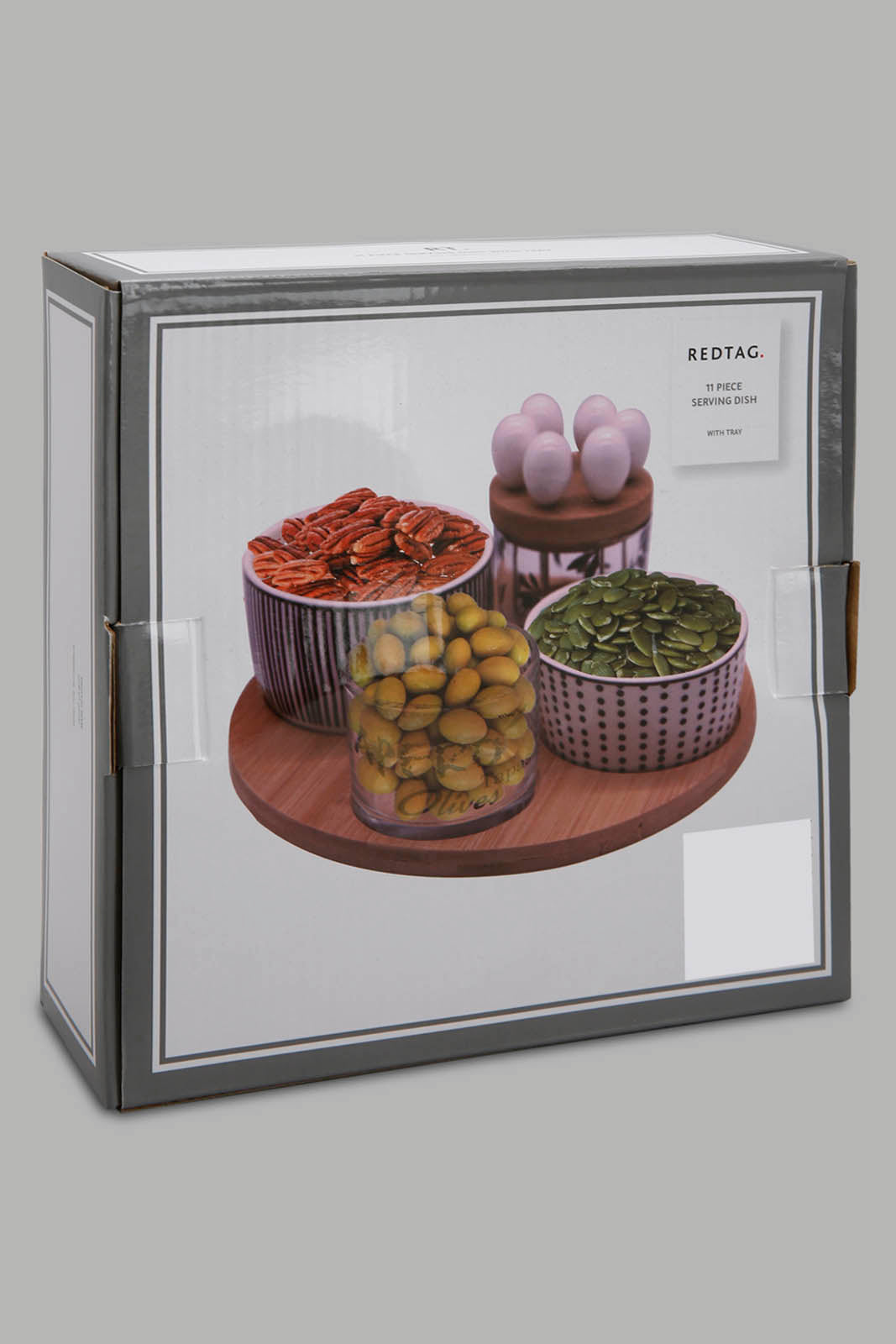 Redtag-Assorted-Serving-Set-(11-Piece)-Category:Bowls,-Colour:Multicolour,-Deals:New-In,-Filter:Home-Dining,-HMW-DIN-Serveware,-New-In-HMW-DIN,-Non-Sale,-Section:Homewares,-W22A-Home-Dining-