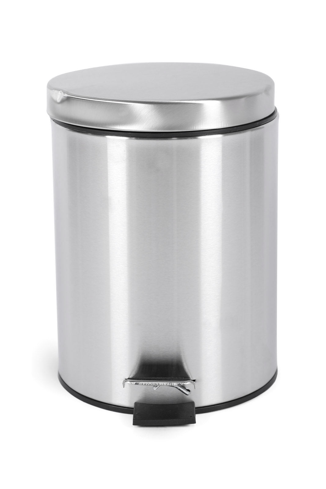 Redtag-Silver-Pedal-Bin-(5Lt.)-2FOR89,-Category:Waste-Bins,-Colour:Silver,-Deals:2-FOR-89,-Deals:New-In,-Dept:Home,-Filter:Home-Bathroom,-HMW-BAC-Bath-Accessories,-New-In-HMW-BAC,-PILLAR,-Section:Homewares,-W22O-Home-Bathroom-