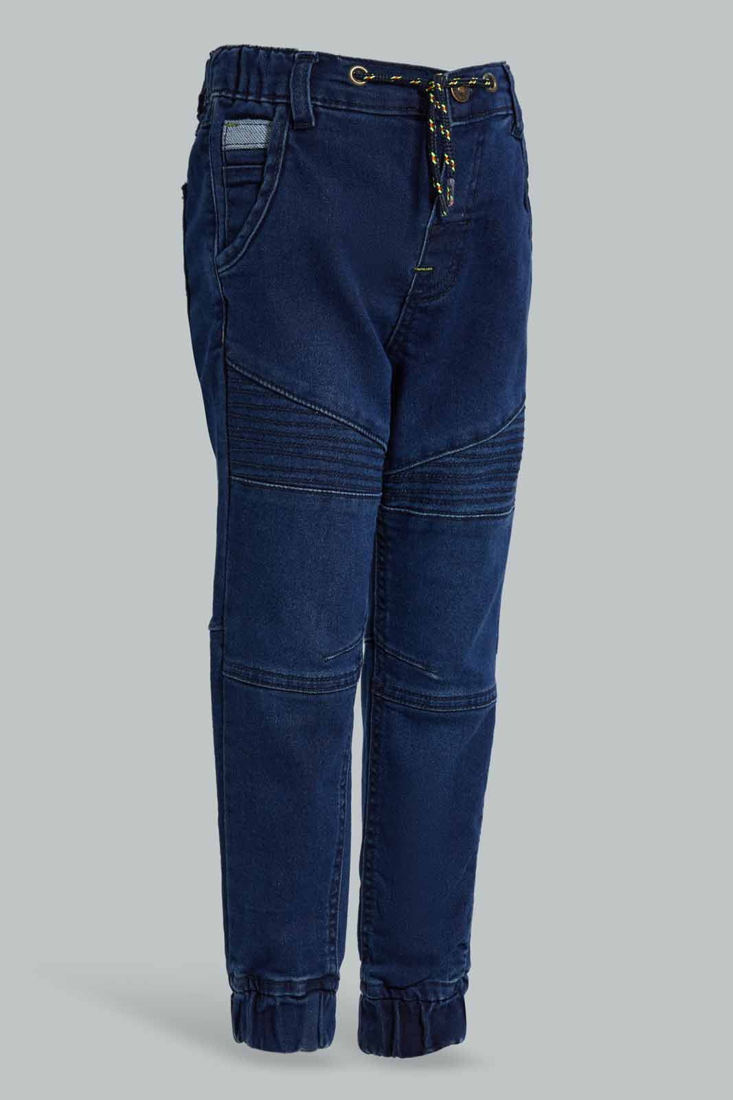 Redtag-Navy-Denim-Jogger-BOY-Jeans,-Category:Jeans,-Colour:Navy,-Deals:2-For-90,-Filter:Boys-(2-to-8-Yrs),-S22C,-Section:Boys-(0-to-14Yrs)-Boys-2 to 8 Years