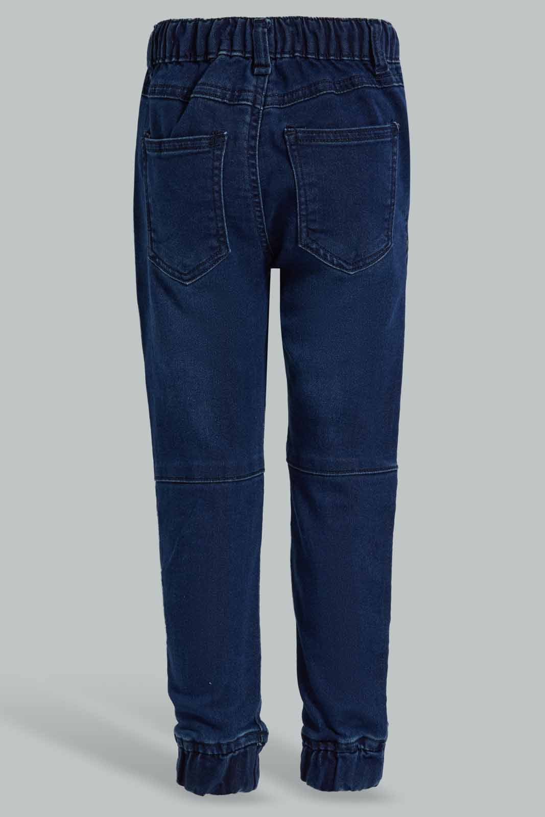 Redtag-Navy-Denim-Jogger-BOY-Jeans,-Category:Jeans,-Colour:Navy,-Deals:2-For-90,-Filter:Boys-(2-to-8-Yrs),-S22C,-Section:Boys-(0-to-14Yrs)-Boys-2 to 8 Years