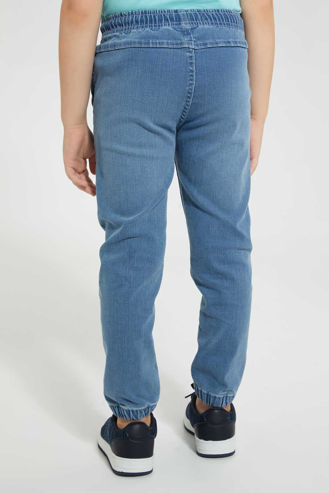 Blue Denim Jean-Jogger