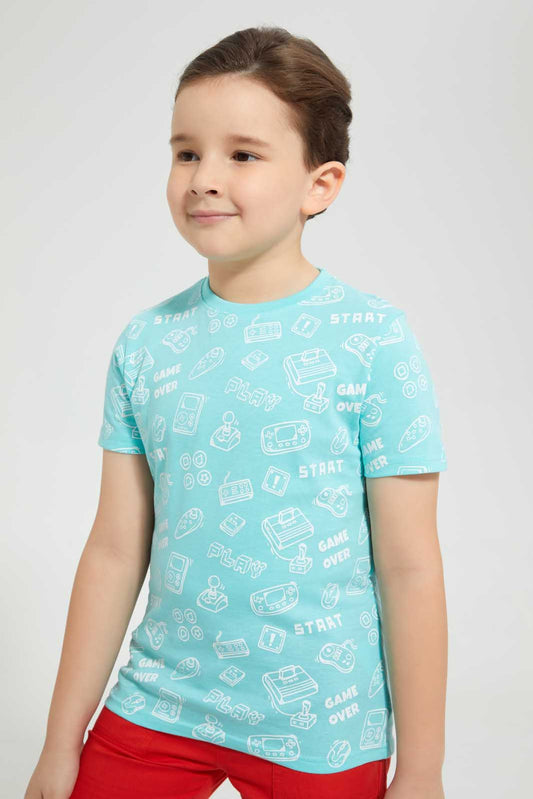 Mint Gamer Graphic T-Shirt
