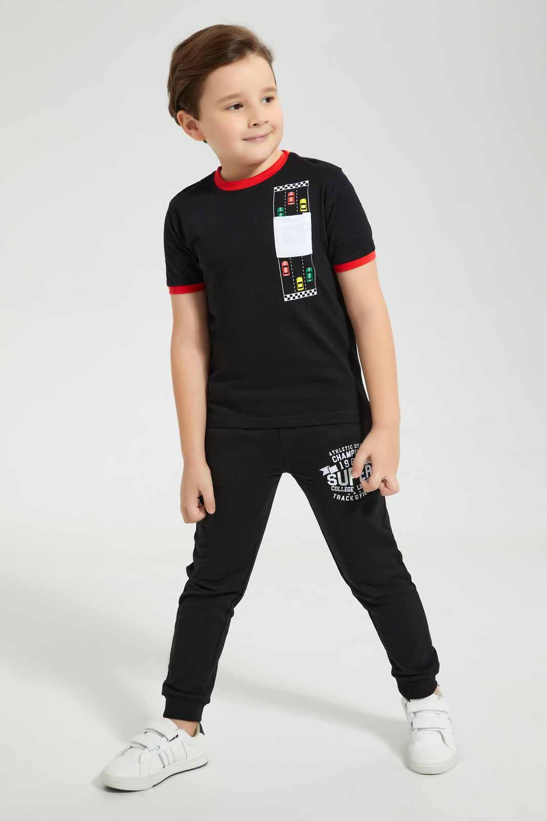Black Car Pocket T-Shirt