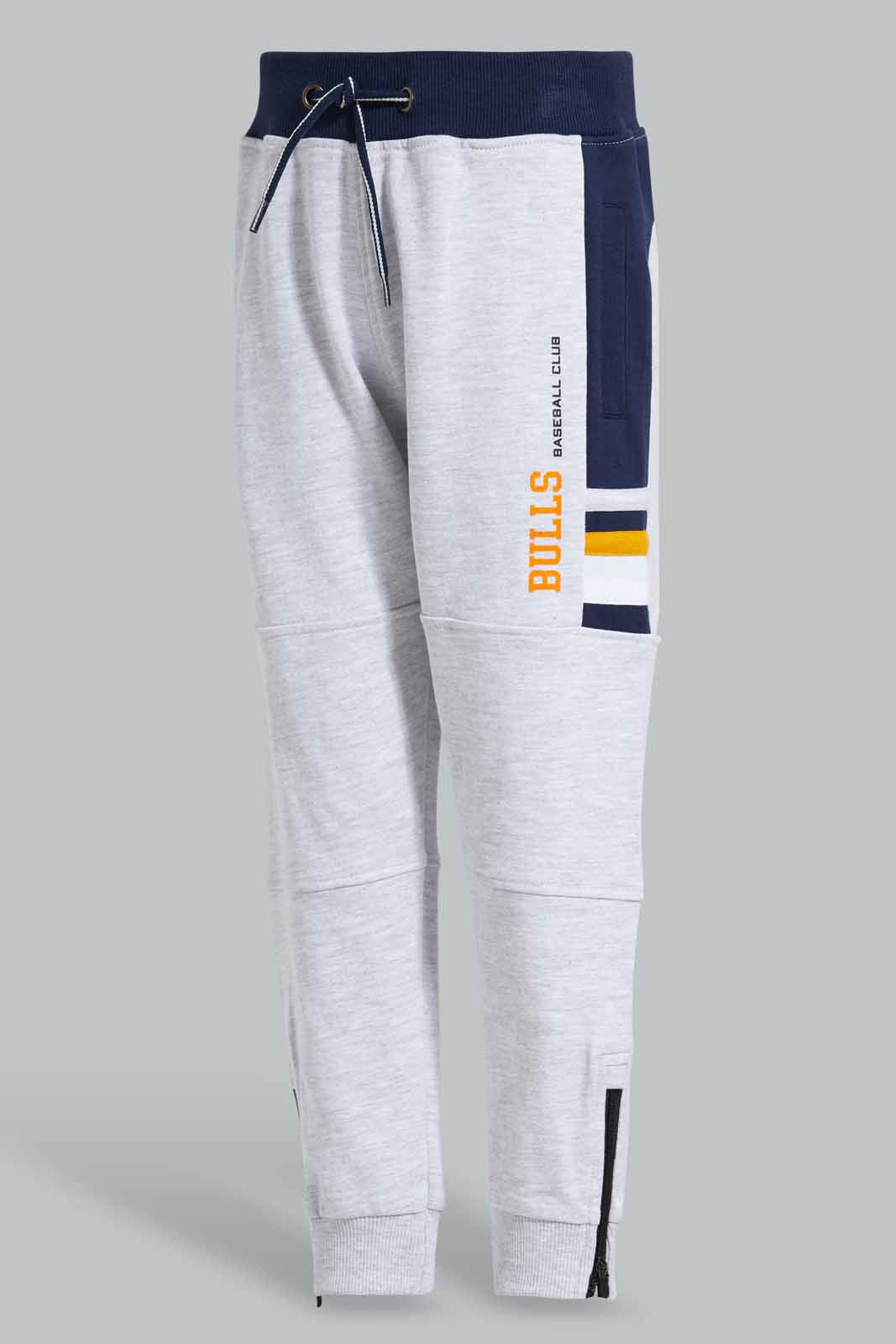 Redtag-Grey-Side-Cut-And-Sew-Panel-Track-Pant-BOY-Joggers,-Bundle,-Category:Joggers,-Colour:Grey,-Deals:2-For-90,-Deals:New-In,-Filter:Boys-(2-to-8-Yrs),-New-In-BOY-APL,-S22D,-Section:Boys-(0-to-14Yrs)-Boys-2 to 8 Years