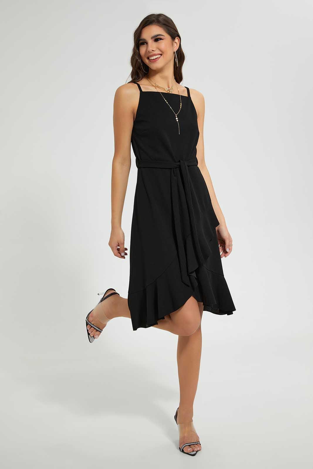 Redtag-Blush-Ruffle-Midi-Dress-Dresses-Women's-