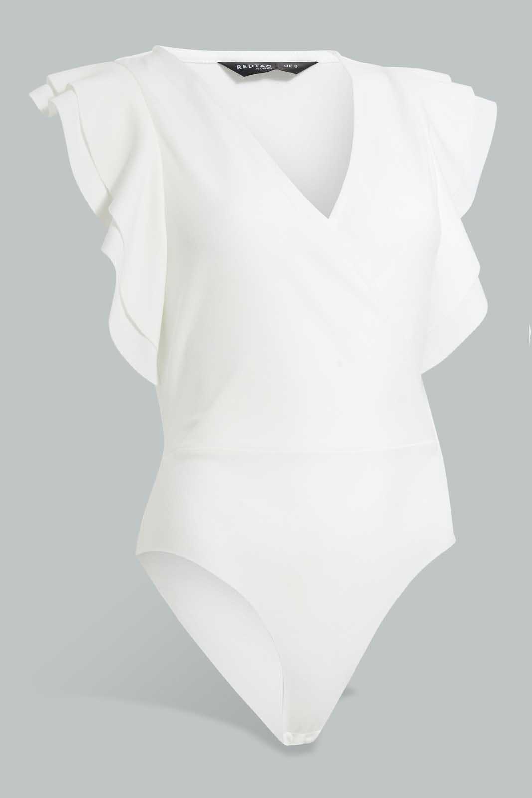 Ivory Wrap Bodysuit