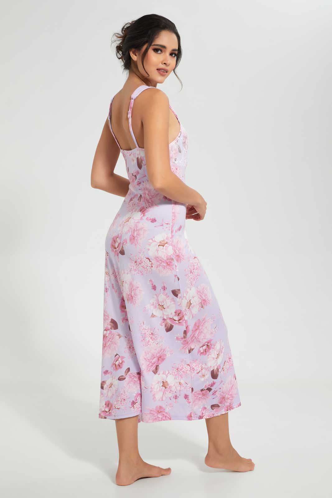 Lilac Floral Chemise