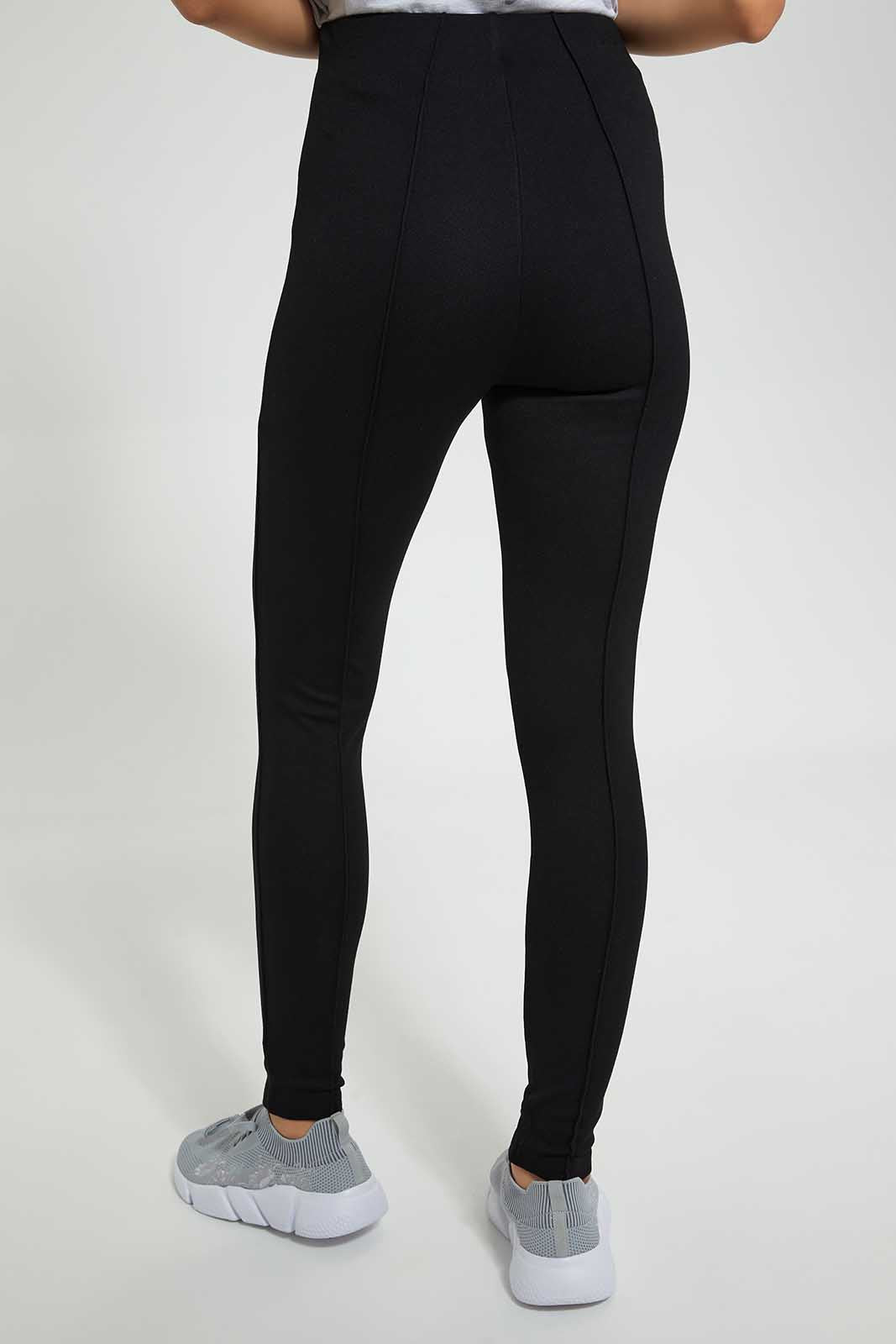 Redtag-Red-Pleated-Pontie-Legging-Leggings-Women's-