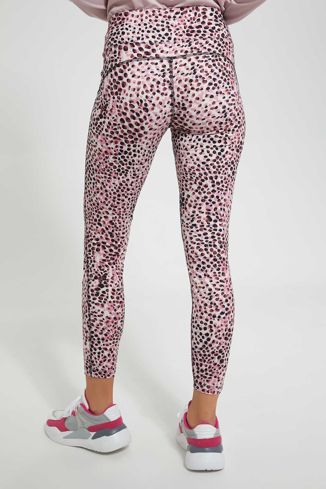 Redtag-Pink-Allover-Printed-Active-Pant-Joggers-Women's-