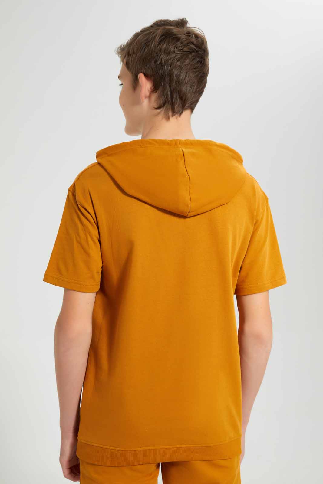 Redtag-Mustard-Keyshape-SweaT-Shirt-Sweatshirts-Senior-Boys-9 to 14 Years