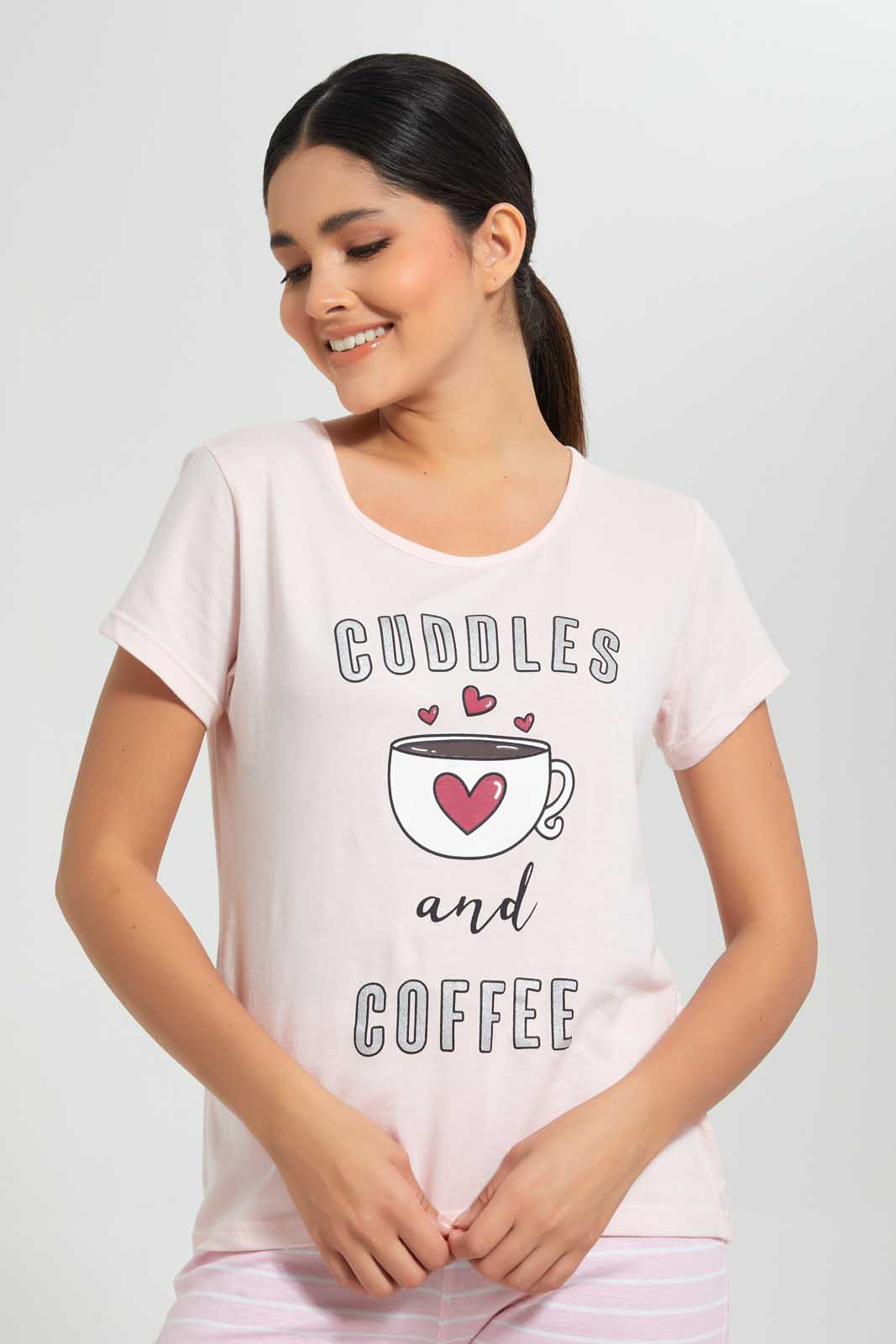 Redtag-Pink-Cuddles-Printed-Pyjama-Set-Pyjama-Sets-Women's-