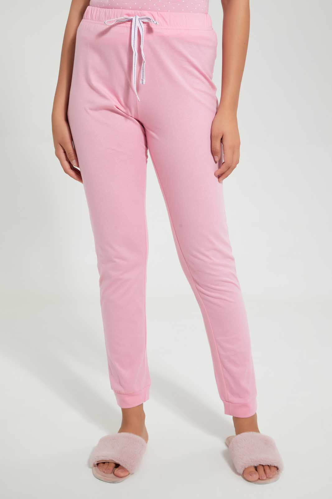 Redtag-Pink-Printed-Pyjama-Set-Pyjama-Sets-Women's-