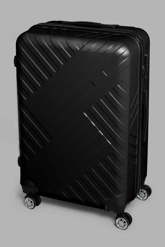 Redtag-Black-Color-(24-Inch)-Abs-Hard-Trolley-Case-Category:Luggage-Trolleys,-Colour:Black,-Filter:Travel-Accessories,-LUG-Luggage-Trolleys,-New-In,-New-In-LUG-ACC,-Non-Sale,-S22C,-Section:Homewares,-Section:Travel-Travel-Accessories-
