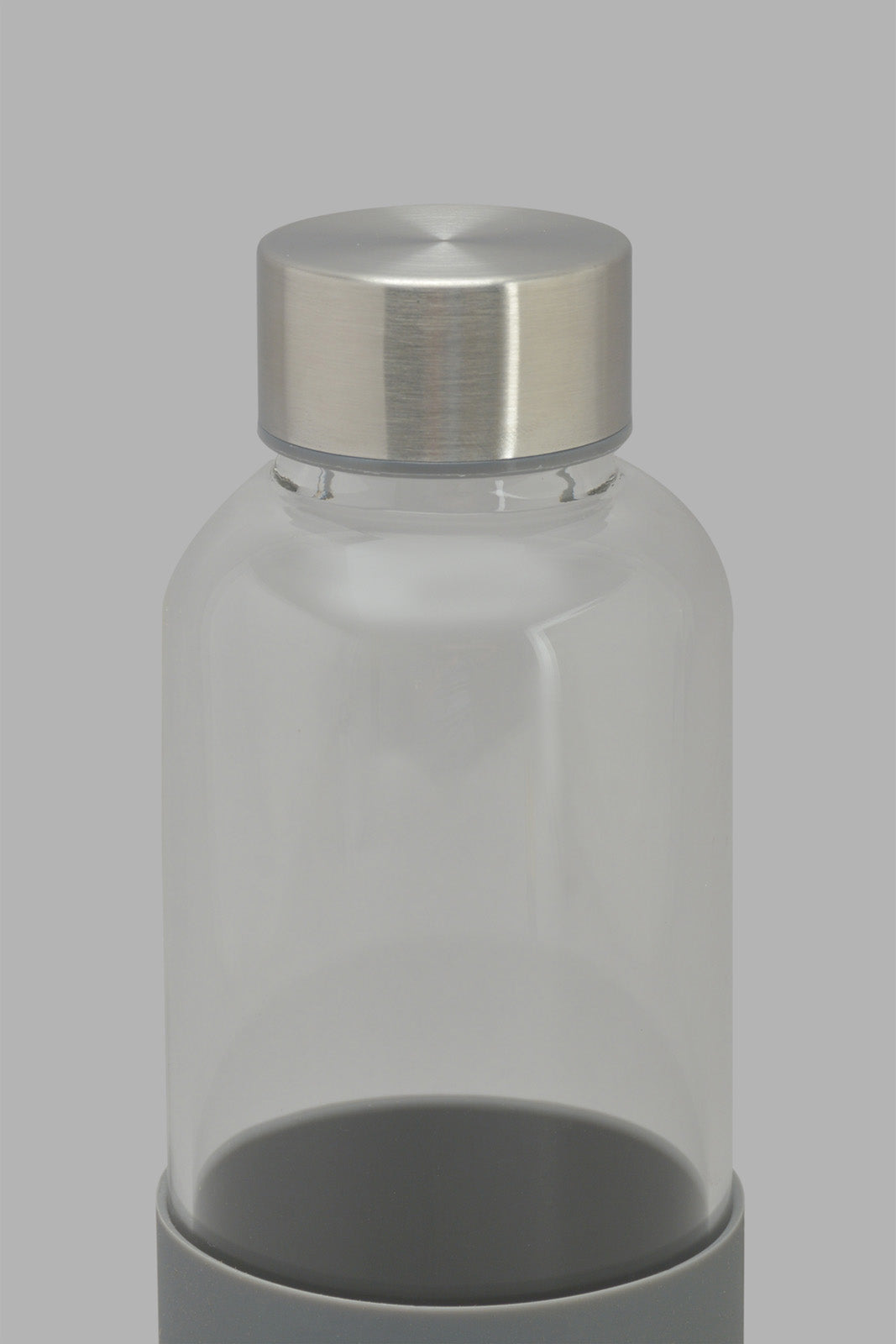Redtag-Grey-Borosilicate-Glass-Bottle-Category:Bottles,-Colour:Grey,-Filter:Home-Dining,-HMW-DIN-Drinkware,-New-In,-New-In-HMW-DIN,-Non-Sale,-S22C,-Section:Homewares-Home-Dining-
