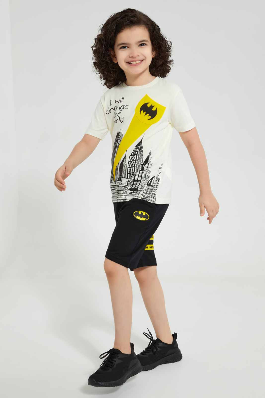White Batman Pocket T-Shirt