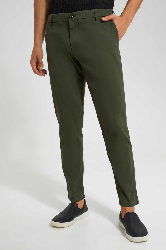 Redtag-Olive-Chino-Pant-Category:Trousers,-Colour:Olive,-Deals:New-In,-Filter:Men's-Clothing,-Men-Trousers,-New-In-Men-APL,-Non-Sale,-S22C,-Section:Men,-TBL-Men's-