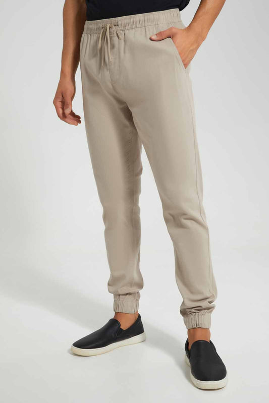 Redtag-Beige-Slim-Fit-Jogger-Category:Trousers,-Colour:Beige,-Deals:New-In,-Filter:Men's-Clothing,-Men-Trousers,-New-In-Men-APL,-Non-Sale,-S22C,-Section:Men,-TBL-Men's-