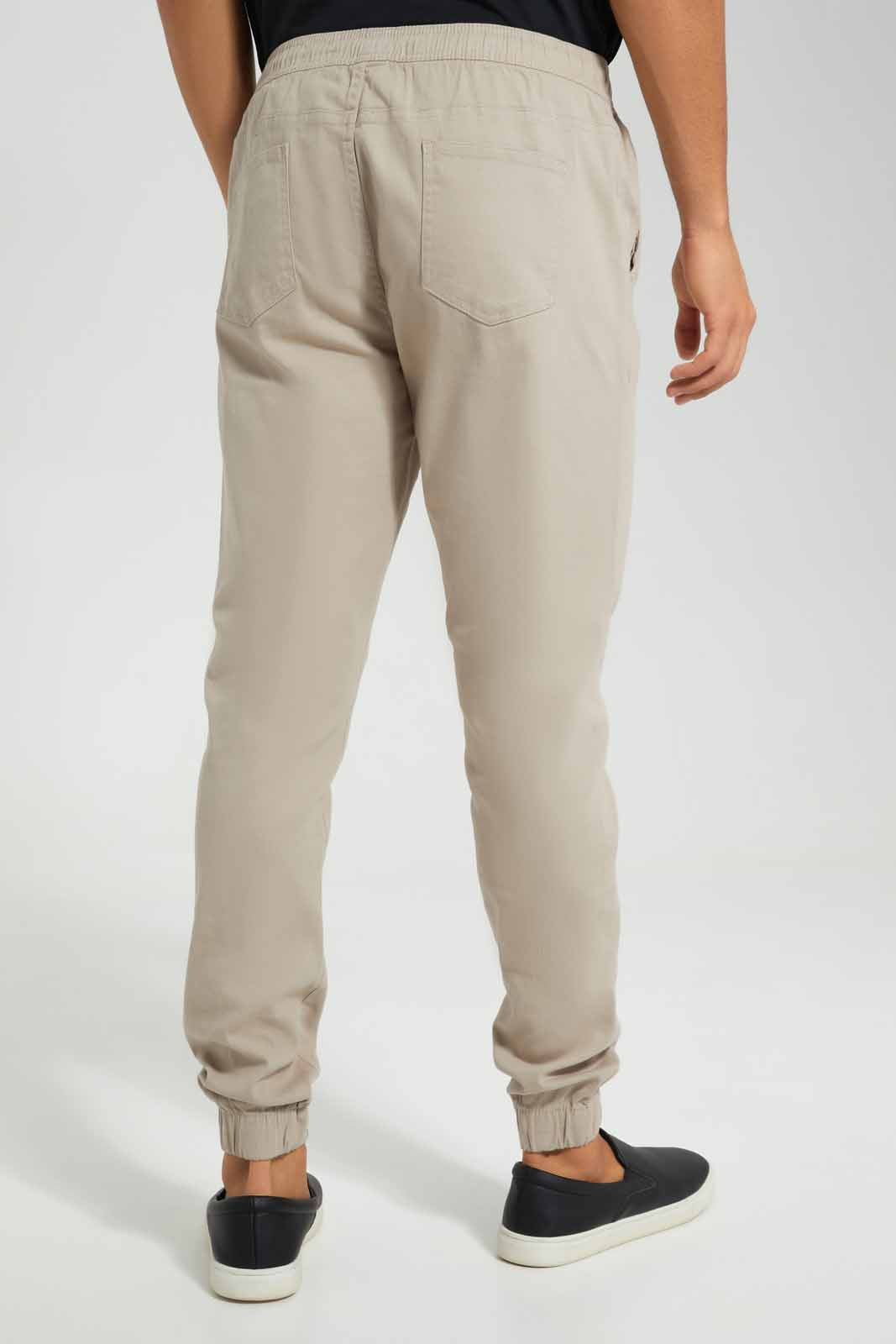 Redtag-Beige-Slim-Fit-Jogger-Category:Trousers,-Colour:Beige,-Deals:New-In,-Filter:Men's-Clothing,-Men-Trousers,-New-In-Men-APL,-Non-Sale,-S22C,-Section:Men,-TBL-Men's-
