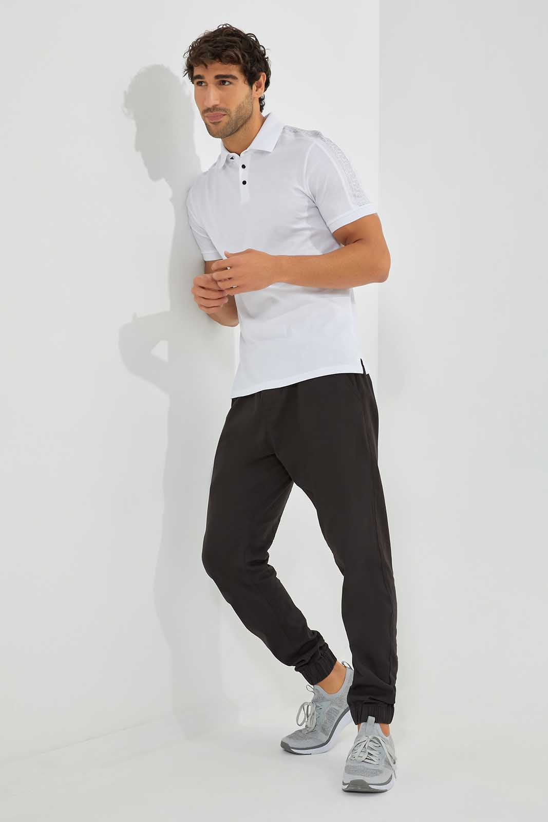 Redtag-Black-Slim-Fit-Jogger-Category:Trousers,-Colour:Black,-Deals:New-In,-Filter:Men's-Clothing,-Men-Trousers,-New-In-Men-APL,-Non-Sale,-S22C,-Section:Men,-TBL-Men's-