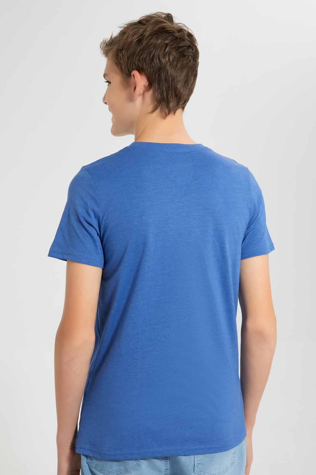 Redtag-Blue-Greatest-Talent-T-Shirt-Graphic-T-Shirts-Senior-Boys-9 to 14 Years