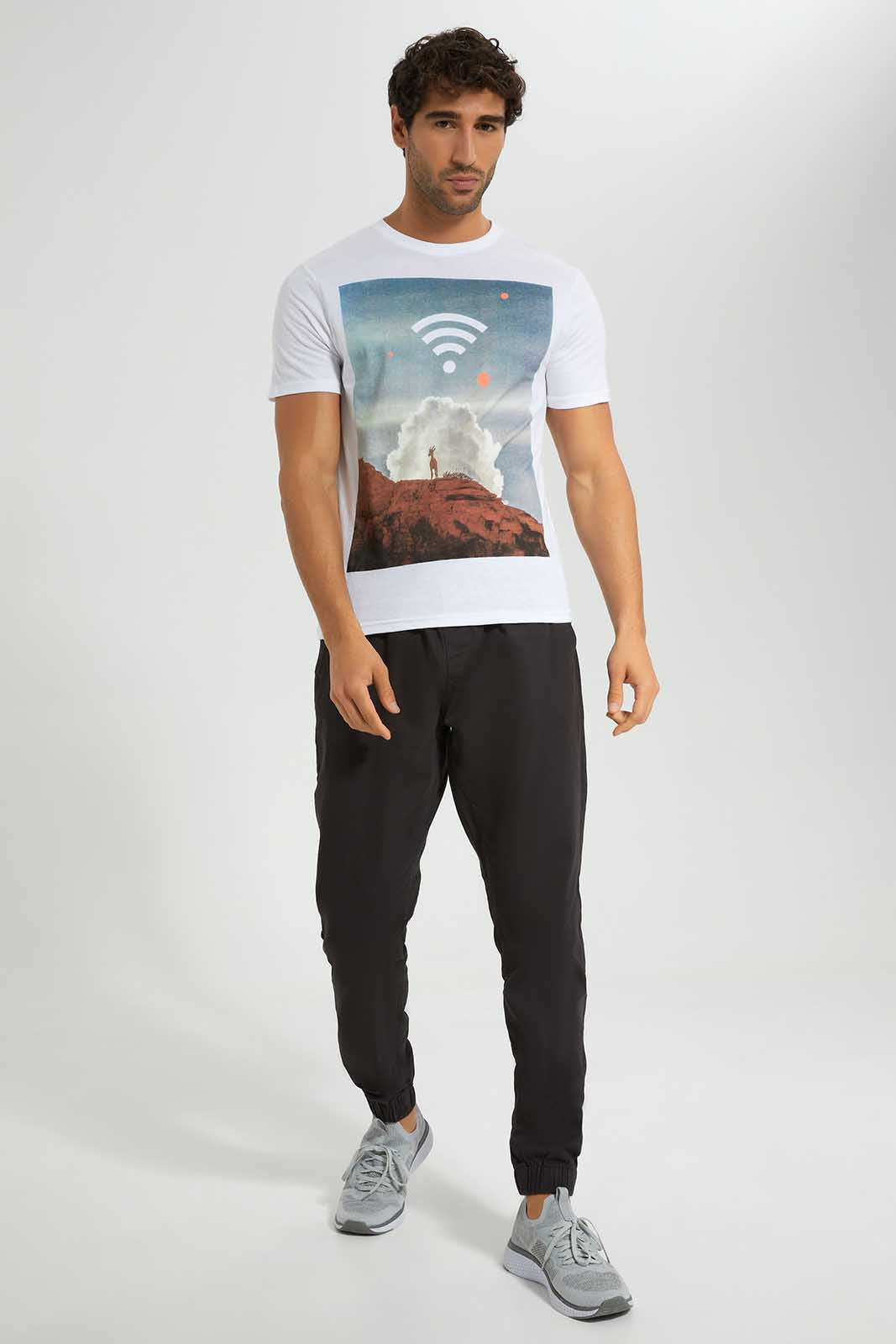 Redtag-White-Graphic-T-Shirt-Category:T-Shirts,-Colour:White,-Deals:4-For-90,-Deals:New-In,-Filter:Men's-Clothing,-Men-T-Shirts,-New-In-Men-APL,-S22C,-Section:Men,-TBL-Men's-