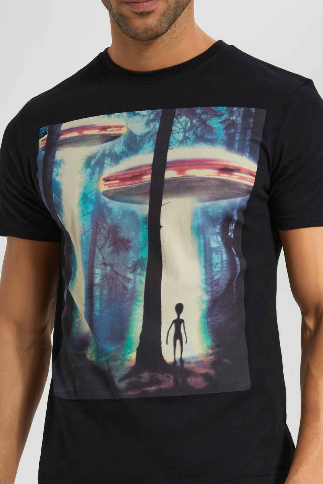 Redtag-Black-Graphic-T-Shirt-Category:T-Shirts,-Colour:Black,-Deals:4-For-90,-Deals:New-In,-Filter:Men's-Clothing,-Men-T-Shirts,-New-In-Men-APL,-S22C,-Section:Men,-TBL-Men's-