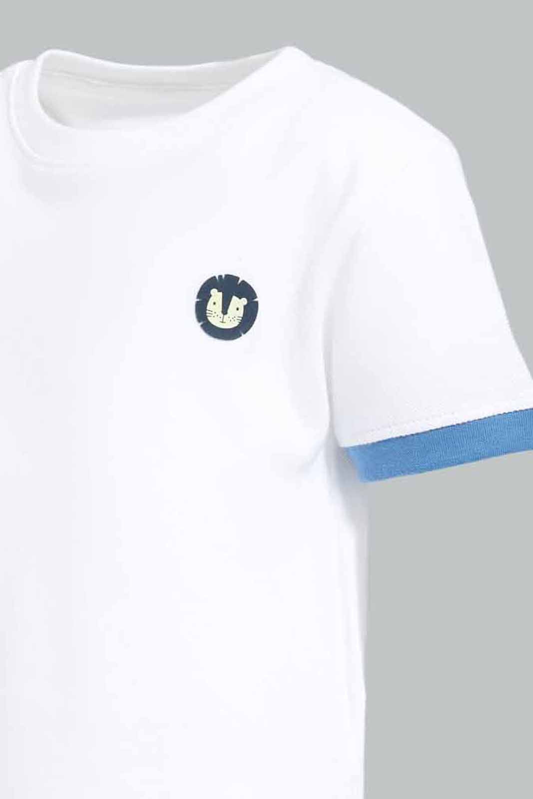 White Lion T-Shirt For Baby Boys