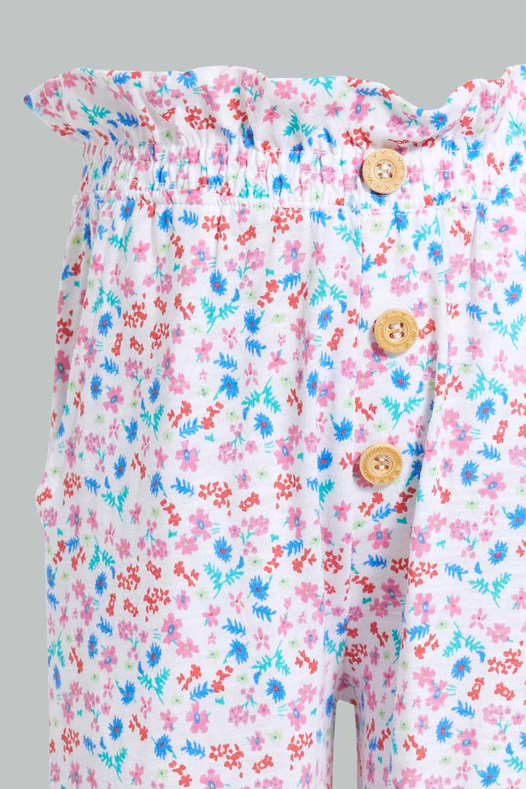 Redtag-Assorted-Multi-Colour-Printed-Harem-Harem-Pants-Infant-Girls-3 to 24 Months