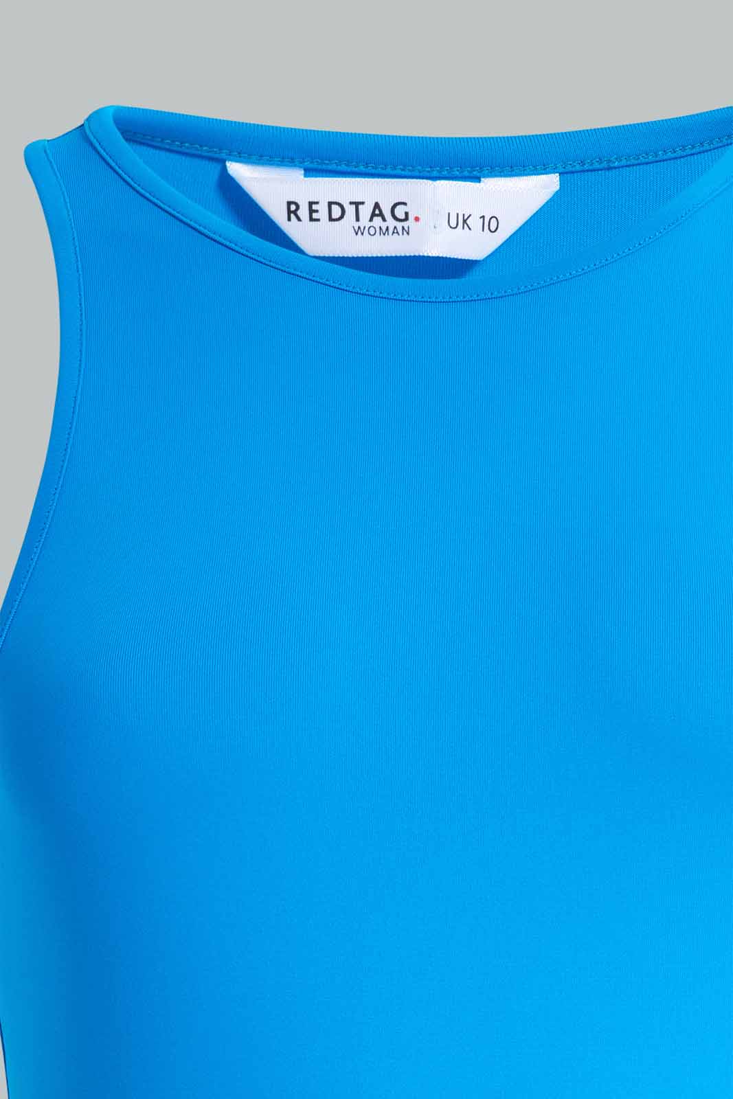 Redtag-Blue-Razer-Neck-Body-Jumpsuit-Category:T-Shirts,-Colour:Blue,-Deals:New-In,-Filter:Women's-Clothing,-New-In-Women,-Non-Sale,-S22D,-Section:Women,-Women-T-Shirts-Women's-