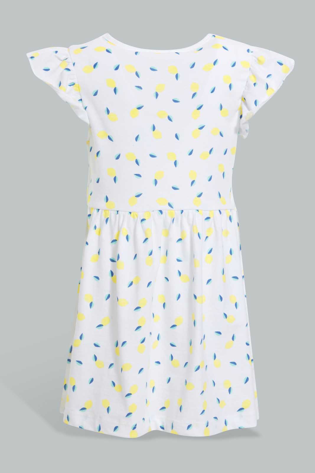 Redtag-Multi-Colour-2Pc-Pack-Knit-Dress-Dresses-Infant-Girls-3 to 24 Months