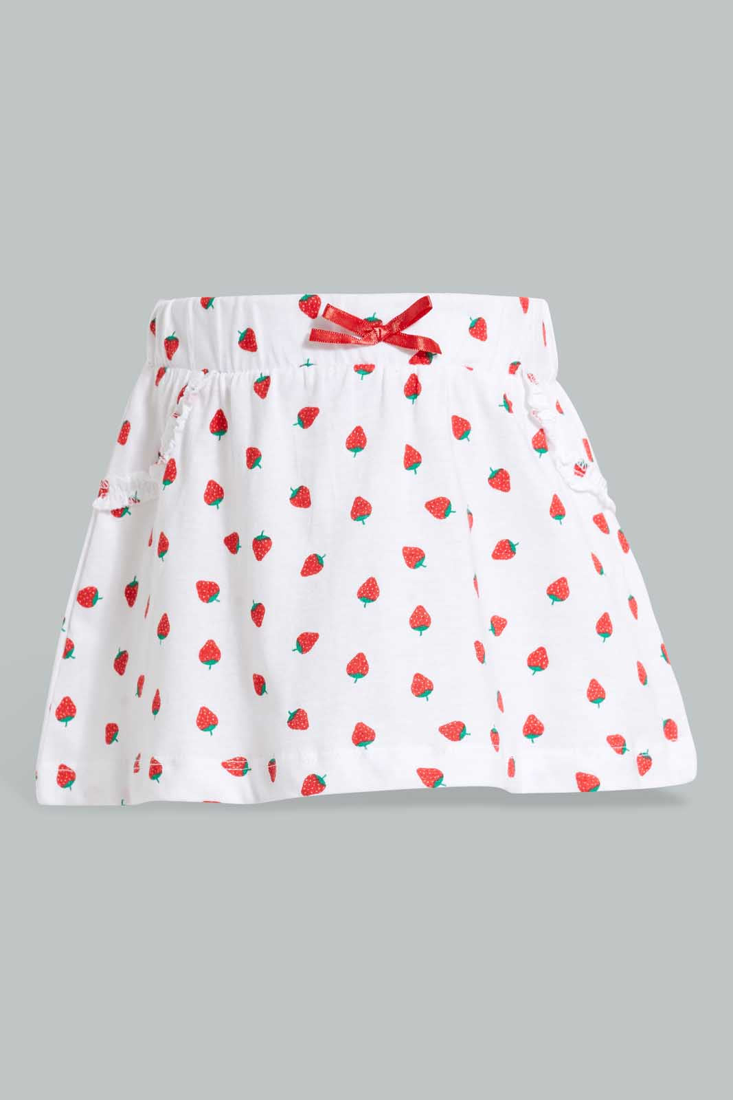 Redtag-Assorted-2Pk-Knit-Skirt-Skirts-Infant-Girls-3 to 24 Months