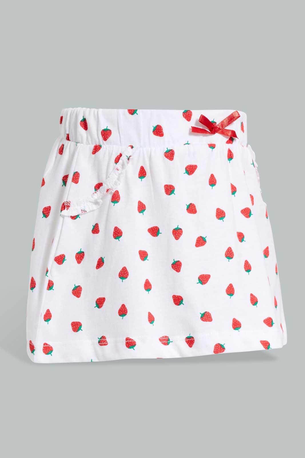 Redtag-Assorted-2Pk-Knit-Skirt-Skirts-Infant-Girls-3 to 24 Months