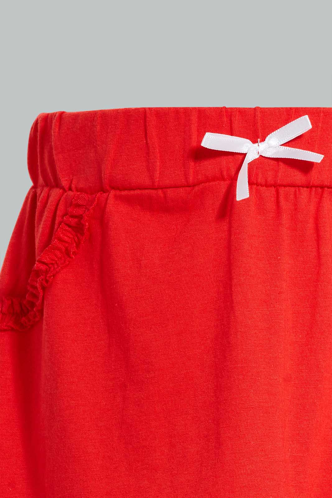 Redtag-Assorted-2Pk-Knit-Skirt-Skirts-Infant-Girls-3 to 24 Months