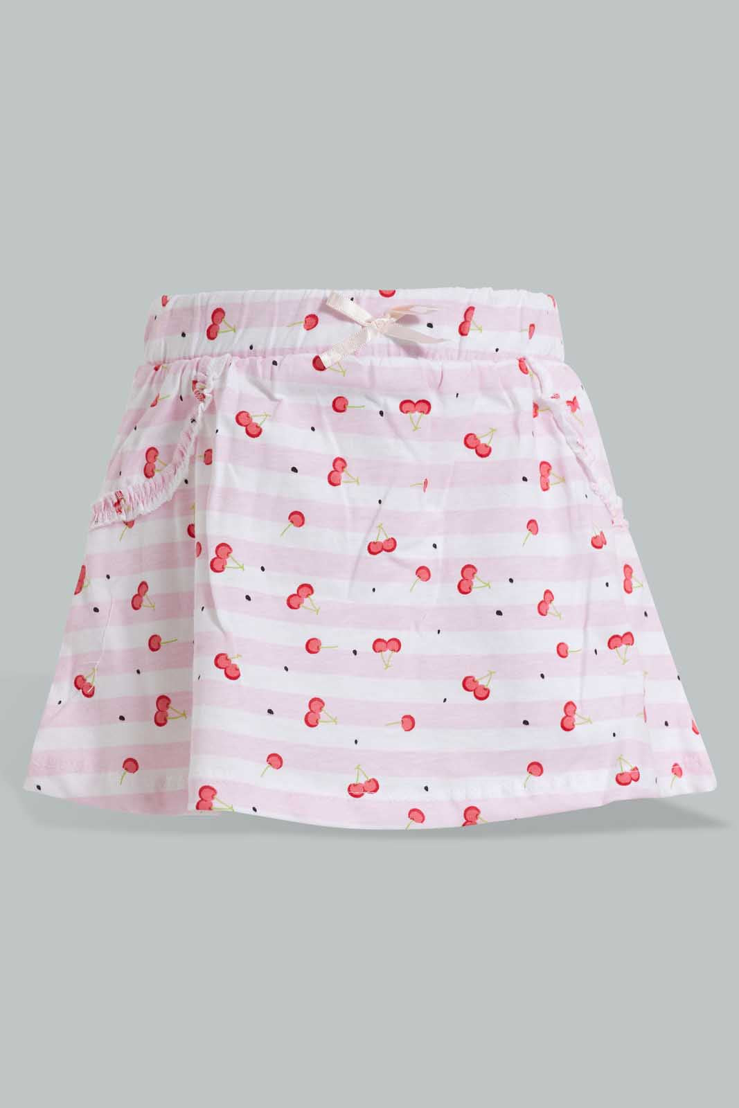 Redtag-Assorted-2Pk-Knit-Skirt-Skirts-Infant-Girls-3 to 24 Months
