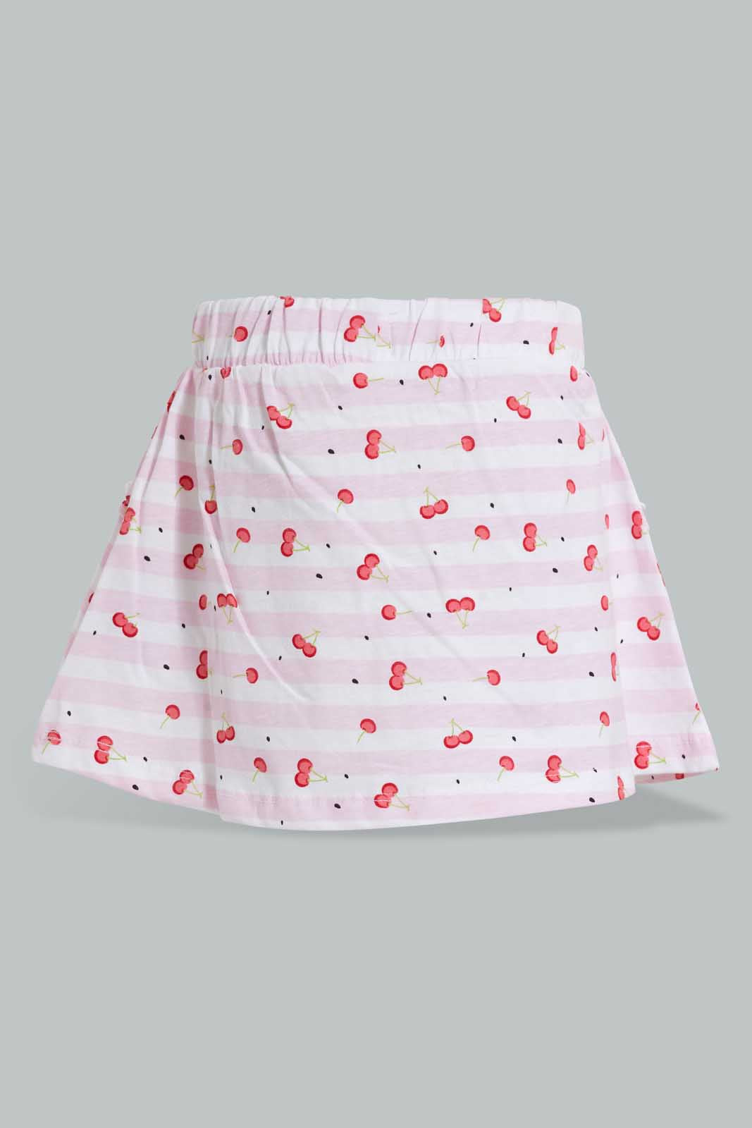 Redtag-Assorted-2Pk-Knit-Skirt-Skirts-Infant-Girls-3 to 24 Months