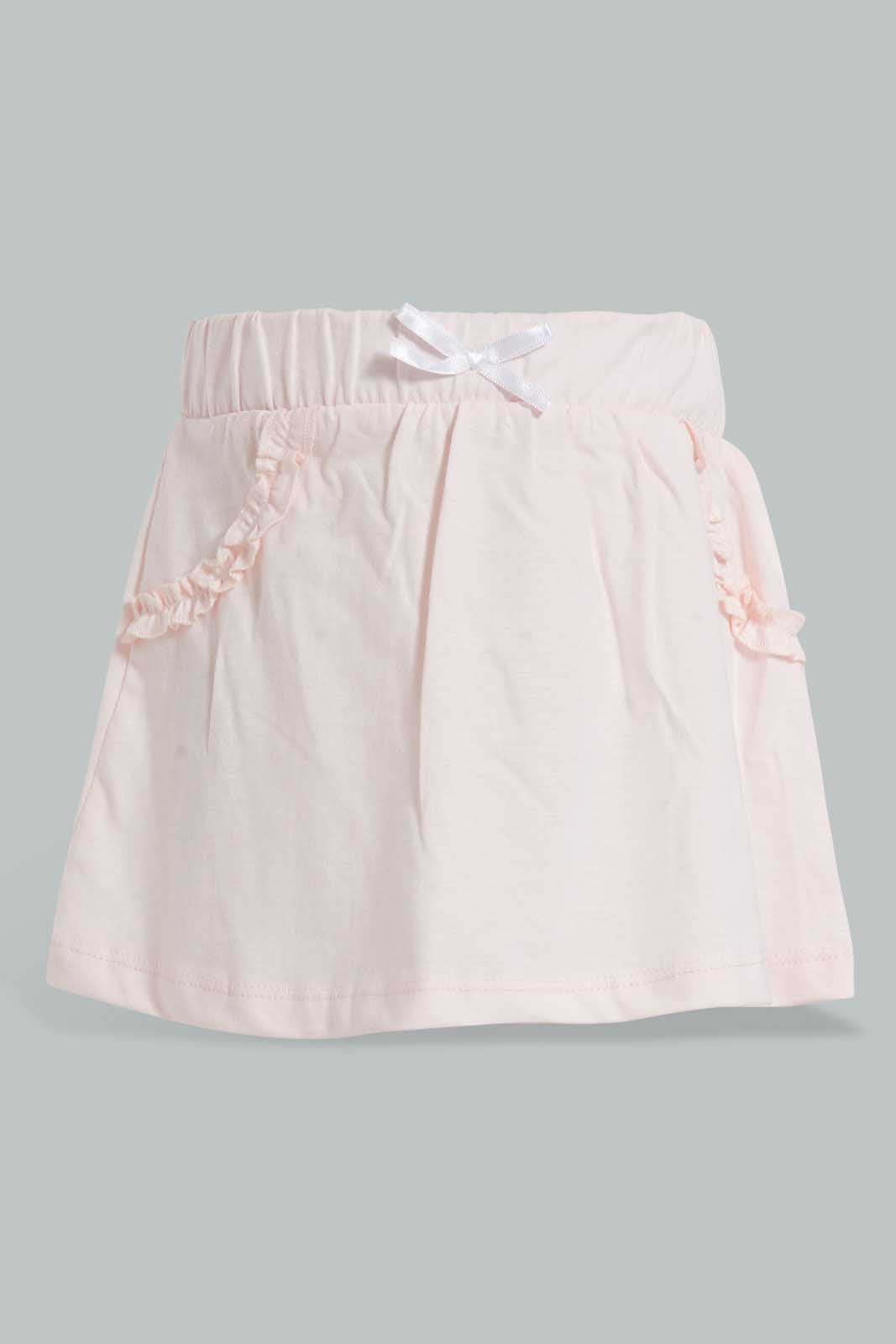 Redtag-Assorted-2Pk-Knit-Skirt-Skirts-Infant-Girls-3 to 24 Months