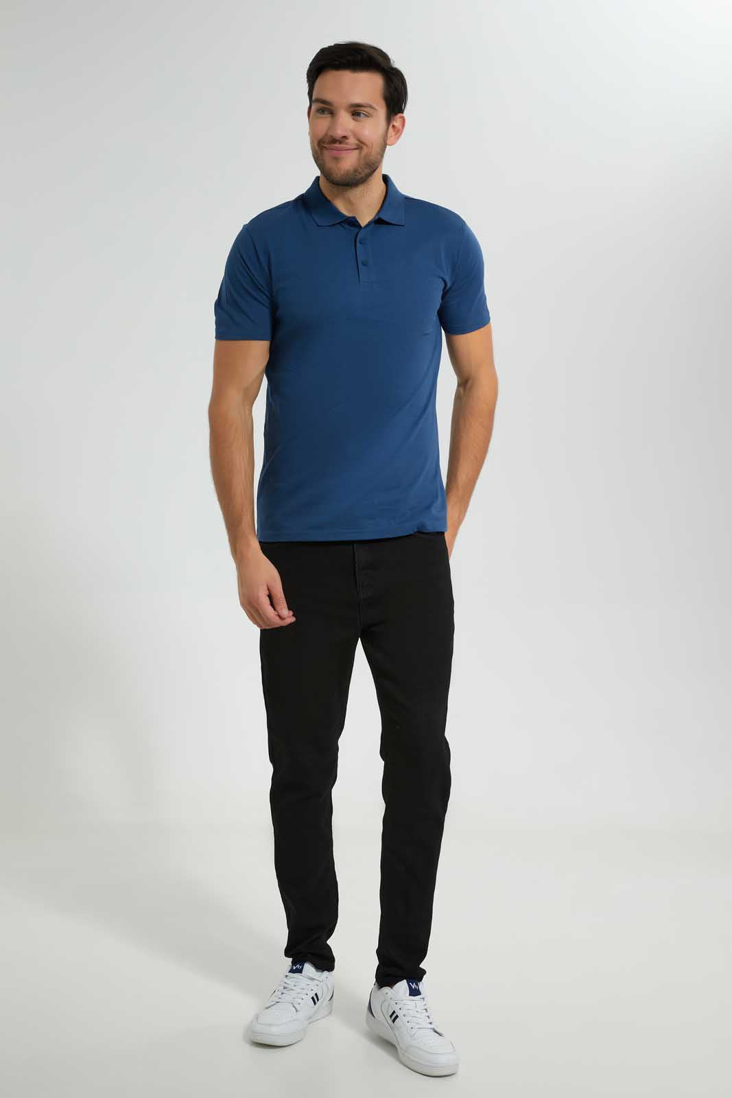 Redtag-Black-5-Pocket-Knit-Denim-Jean-Category:Jeans,-Colour:Black,-Deals:New-In,-Filter:Men's-Clothing,-Men-Jeans,-New-In-Men,-Non-Sale,-Section:Men,-TBL,-W22O-Men's-