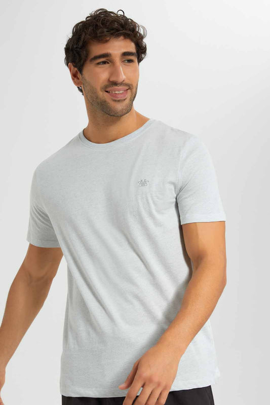 Redtag-White-Pin-Stripe-With-Emb-T-Shirt-Category:T-Shirts,-Colour:White,-Deals:New-In,-Filter:Men's-Clothing,-Men-T-Shirts,-New-In-Men,-Non-Sale,-S22C,-Section:Men-Men's-