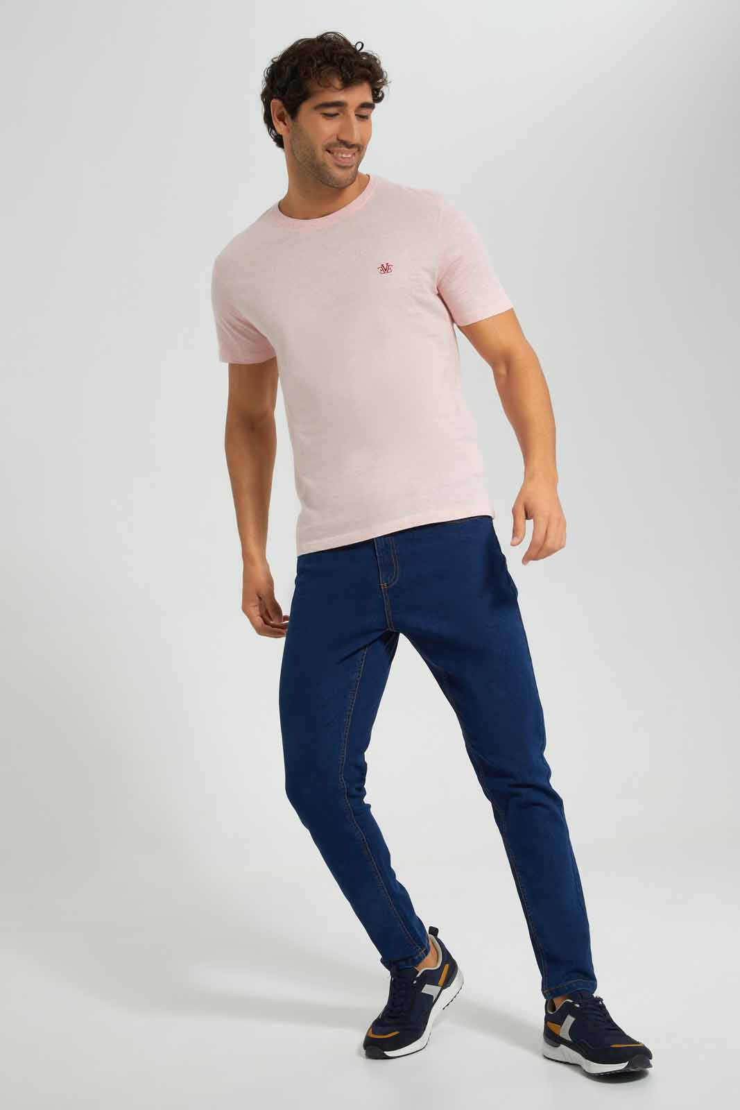 Redtag-Red-Pin-Stripe-With-Emb-T-Shirt-Category:T-Shirts,-Colour:Red,-Deals:New-In,-Filter:Men's-Clothing,-Men-T-Shirts,-New-In-Men,-Non-Sale,-S22C,-Section:Men-Men's-