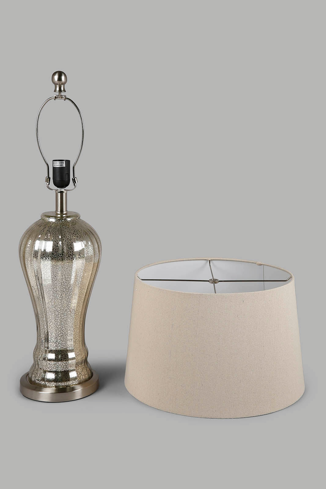 Redtag-Silver-Mercury-Glass-Table-Lamp-Category:Lamps,-Colour:Silver,-Filter:Home-Decor,-HMW-HOM-Lighting,-JUBLIANT,-Non-Sale,-S22B,-Section:Homewares-Home-Decor-
