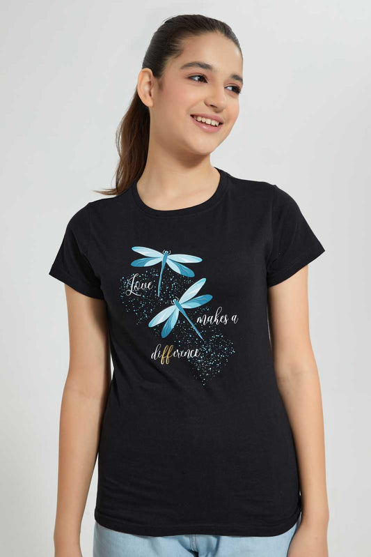 Black Butterfly T-Shirt