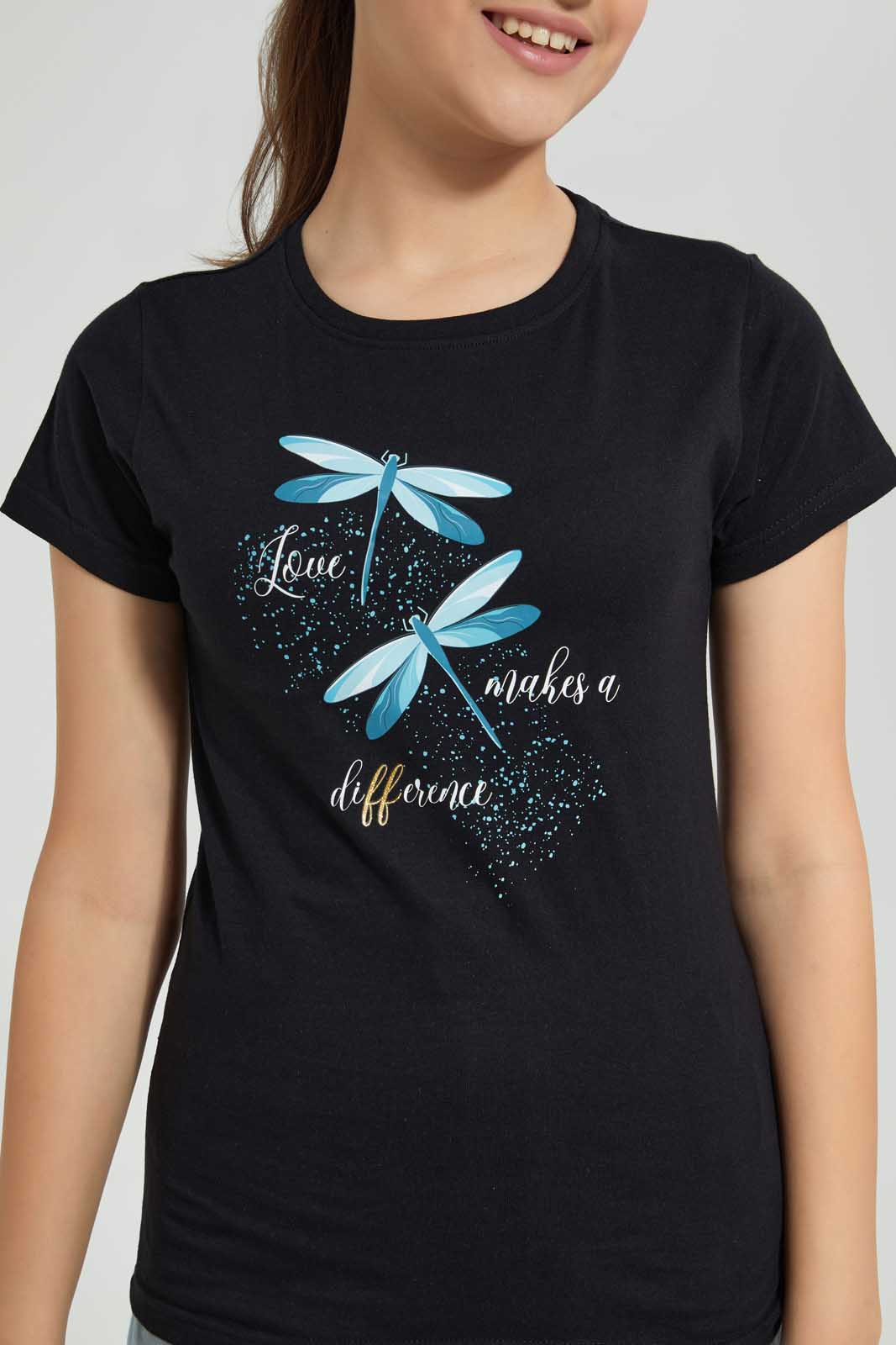 Black Butterfly T-Shirt