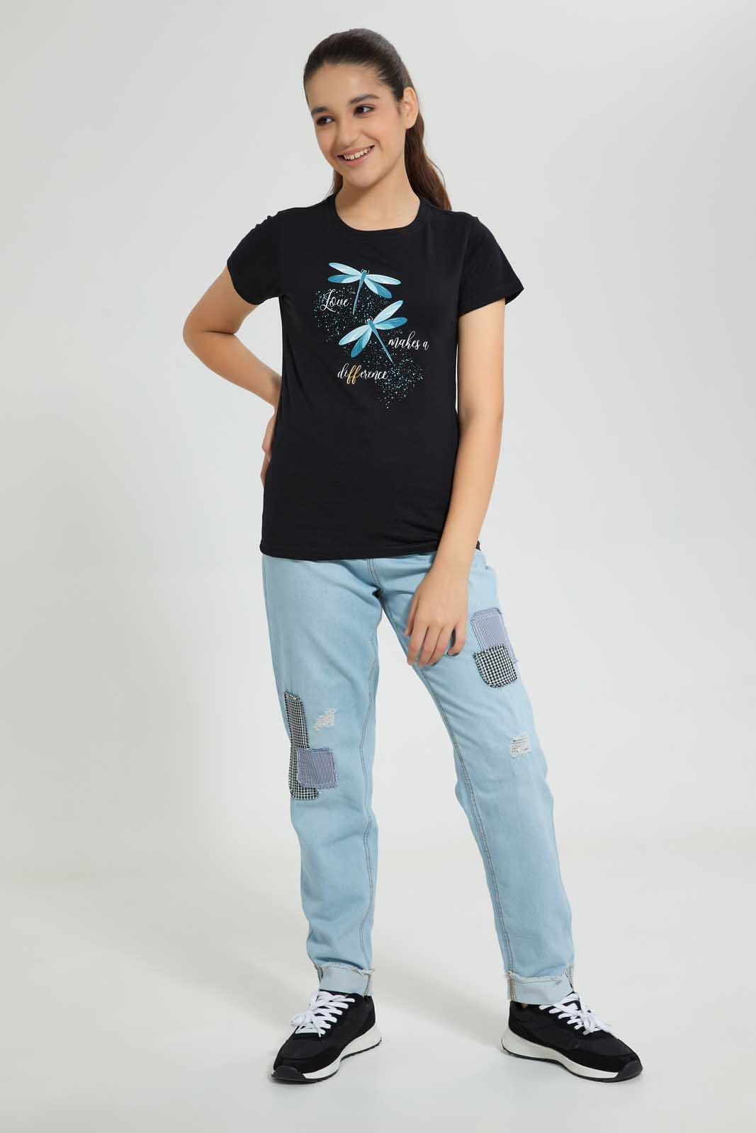 Black Butterfly T-Shirt
