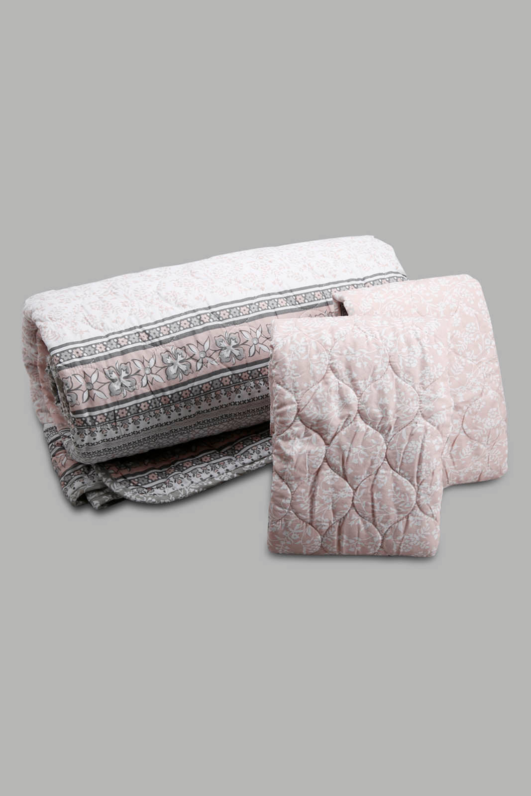Redtag-Multi-Colour-2-Piece-Floral-Printed-Quilt-Set-
(Double-Size)-Category:Quilts,-Colour:Multicolour,-Deals:New-In,-Filter:Home-Bedroom,-HMW-BED-Quilts,-New-In-HMW-BED,-Non-Sale,-Section:Homewares,-W22O-Home-Bedroom-
