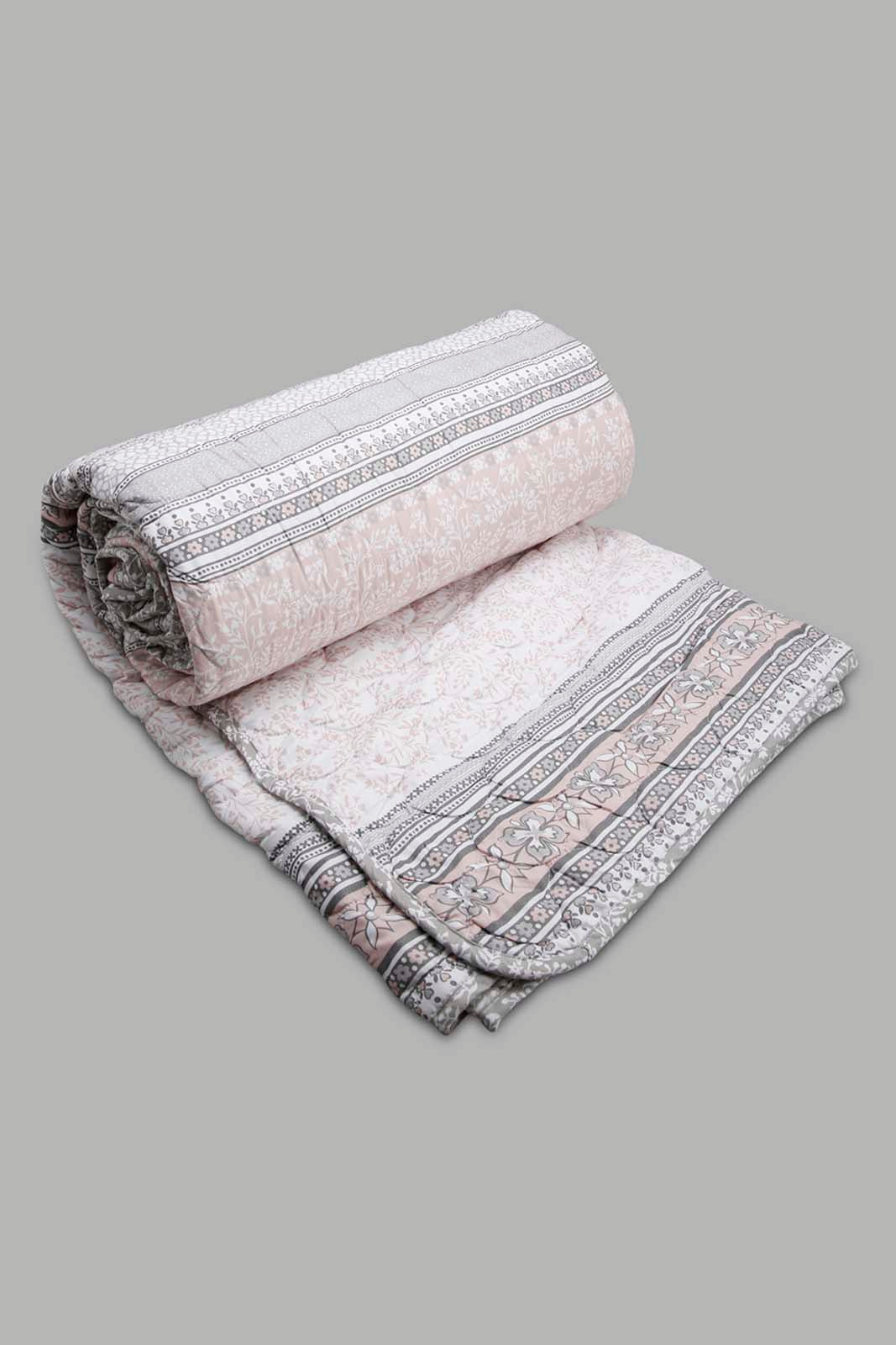 Redtag-Multi-Colour-2-Piece-Floral-Printed-Quilt-Set-
(Double-Size)-Category:Quilts,-Colour:Multicolour,-Deals:New-In,-Filter:Home-Bedroom,-HMW-BED-Quilts,-New-In-HMW-BED,-Non-Sale,-Section:Homewares,-W22O-Home-Bedroom-