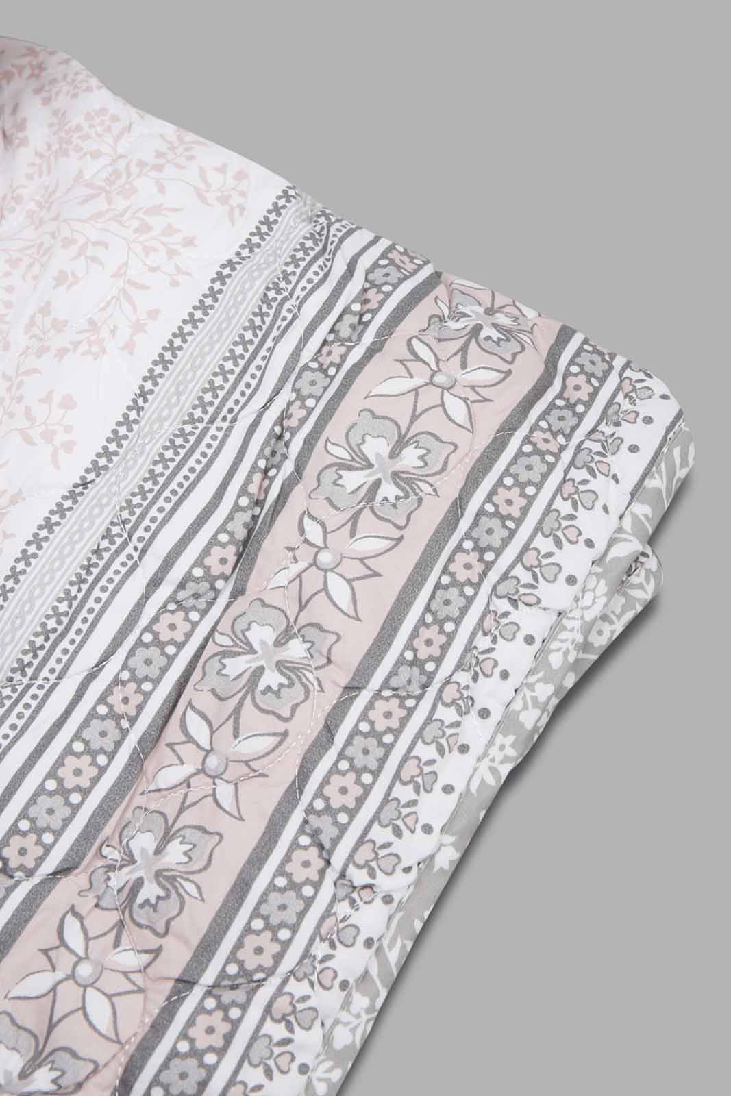 Redtag-Multi-Colour-2-Piece-Floral-Printed-Quilt-Set-
(Double-Size)-Category:Quilts,-Colour:Multicolour,-Deals:New-In,-Filter:Home-Bedroom,-HMW-BED-Quilts,-New-In-HMW-BED,-Non-Sale,-Section:Homewares,-W22O-Home-Bedroom-