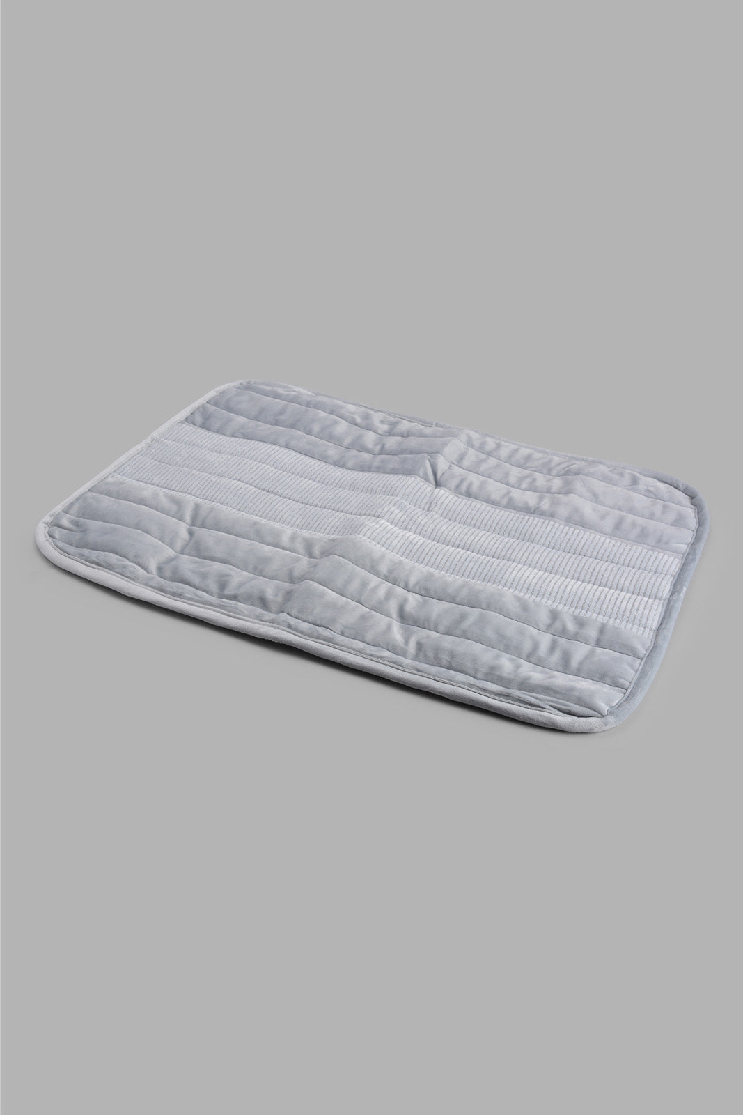 Grey Velvet 2-Piece Quilt (Single Size)